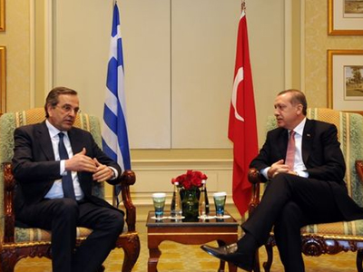 Σήμερα η συνάντηση Σαμαρά – Ερντογάν